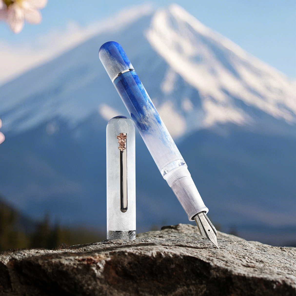 Nahvalur Voyage: Cherry Blossom Fountain Pen