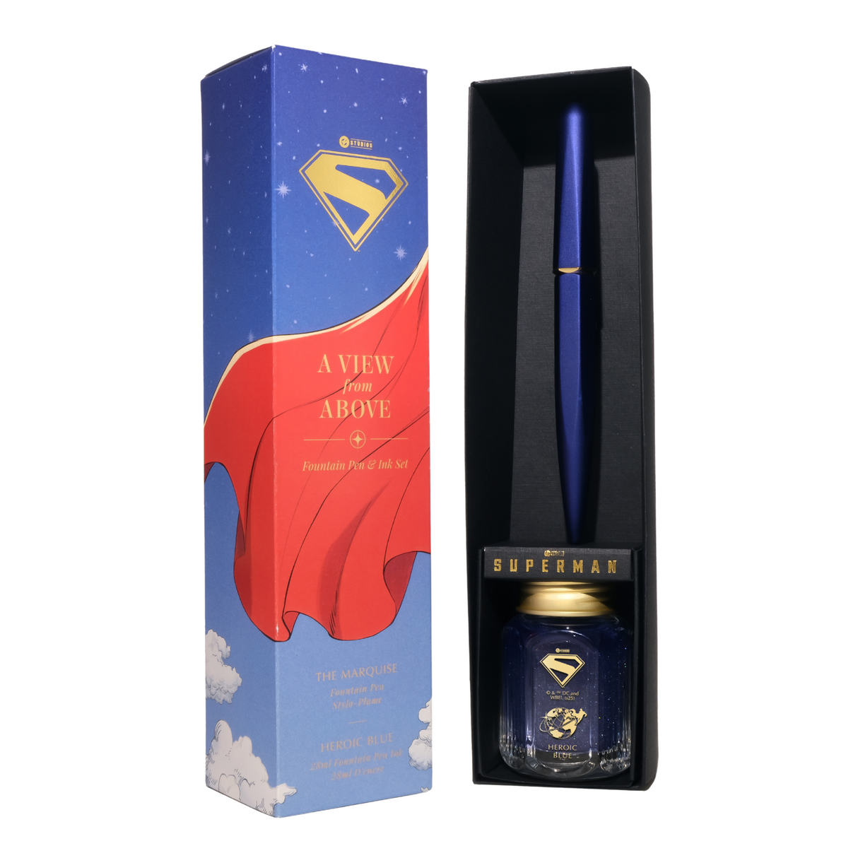 Ferris Wheel Press Superman A View from Above Fountain Pen & Ink Set