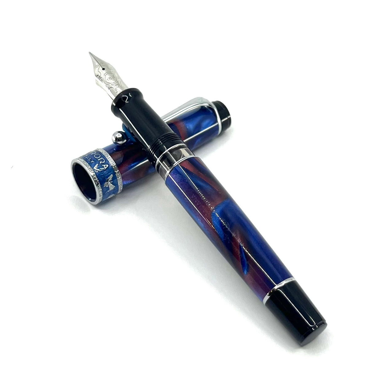 Aurora Optima "America" Limited Edition Fountain Pen - Fine 18kt Gold Nib