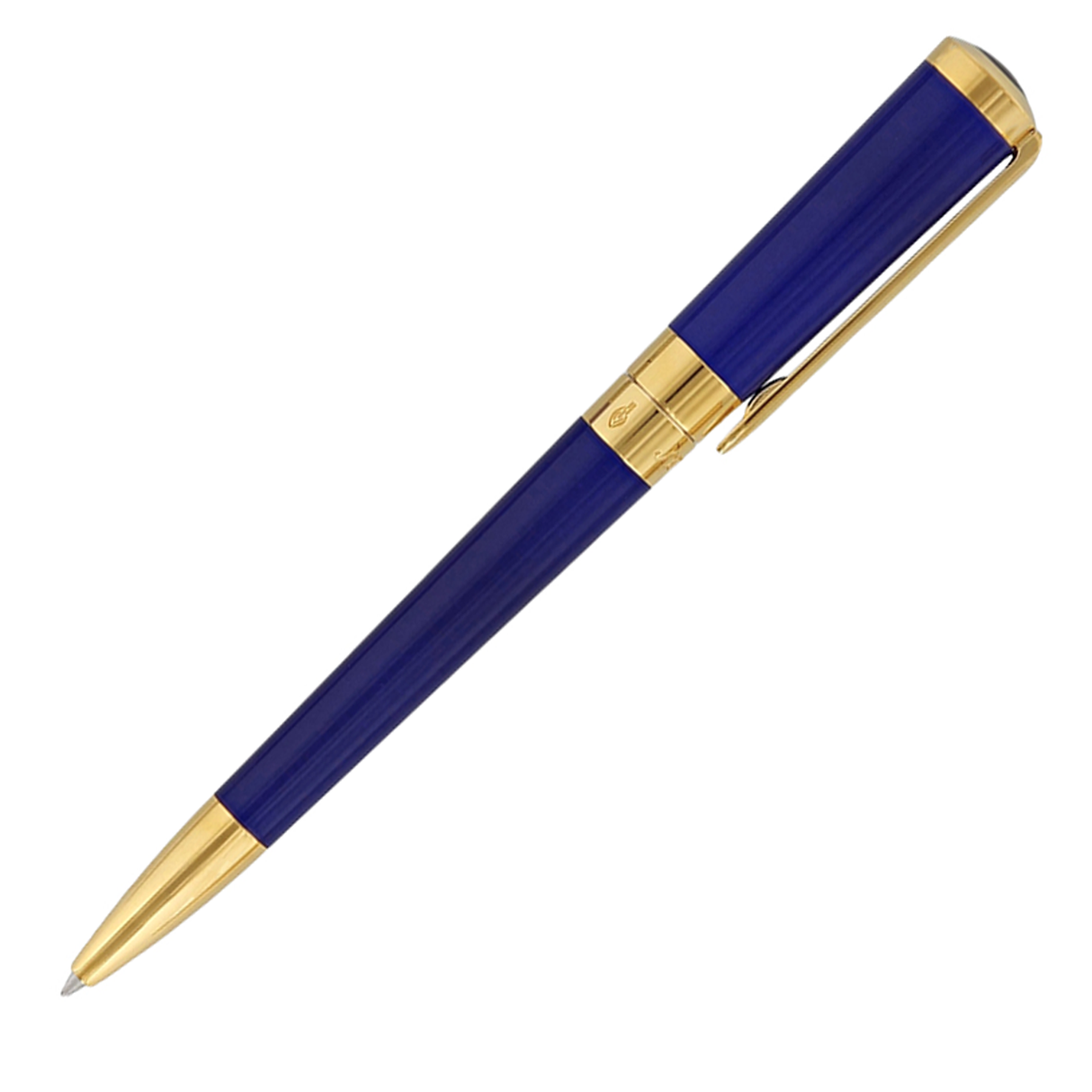 S.T. Dupont Liberte Ballpoint Navy Laquer w/Gold Trim - Ballpoint