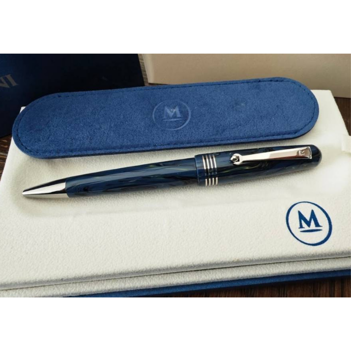 Molteni M54 Plus LE Blue Grey Ballpoint