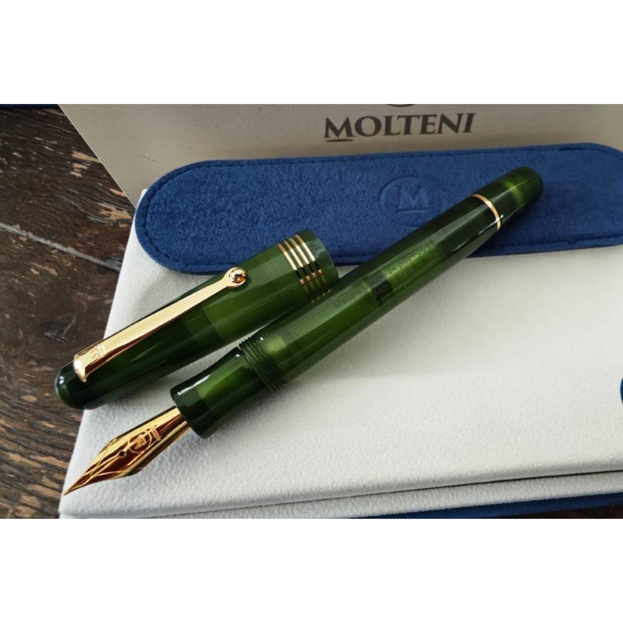 Molteni M54 Plus Demonstrator Forest Green LE Fountain Pen