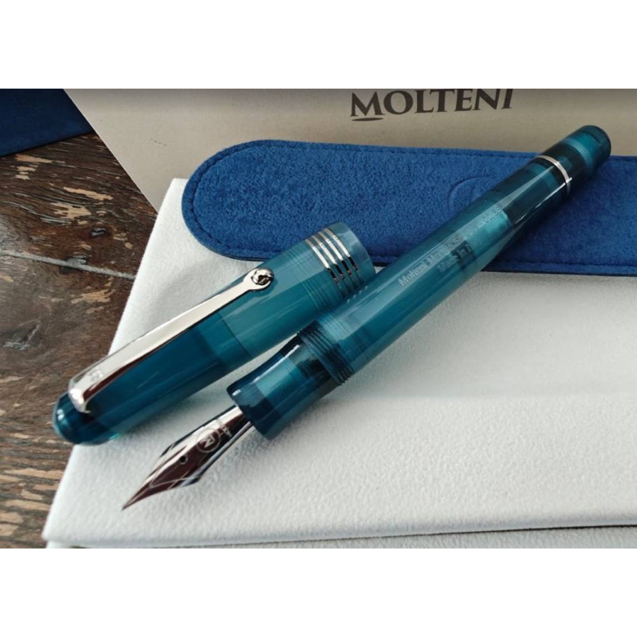 Molteni M54 Plus Demonstrator Deep Blue LE Fountain Pen