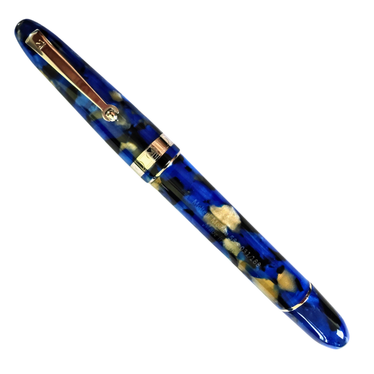 Molteni M58 Blue Gold LE Fountain Pen
