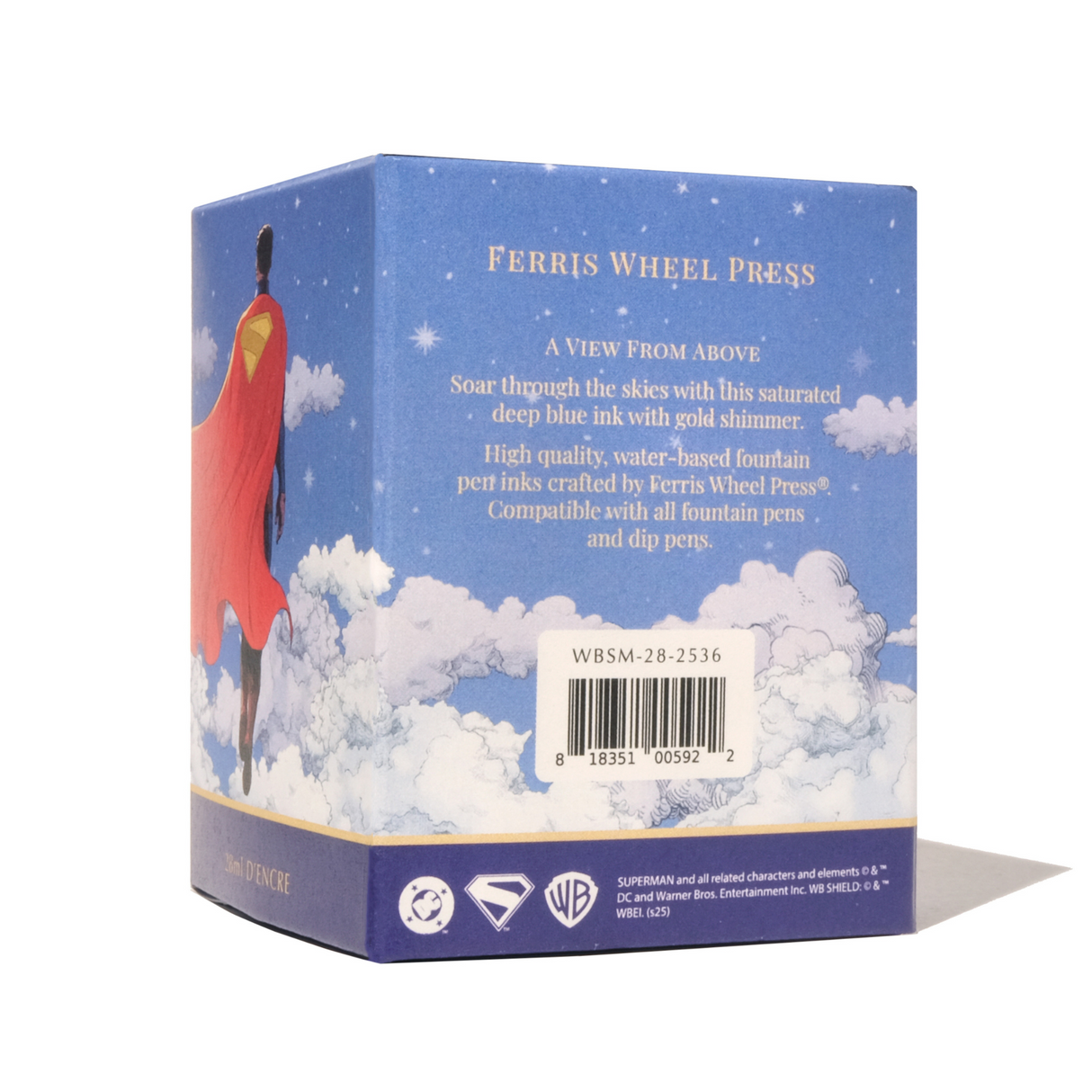 Ferris Wheel Press Superman Heroic Blue 28ml Ink