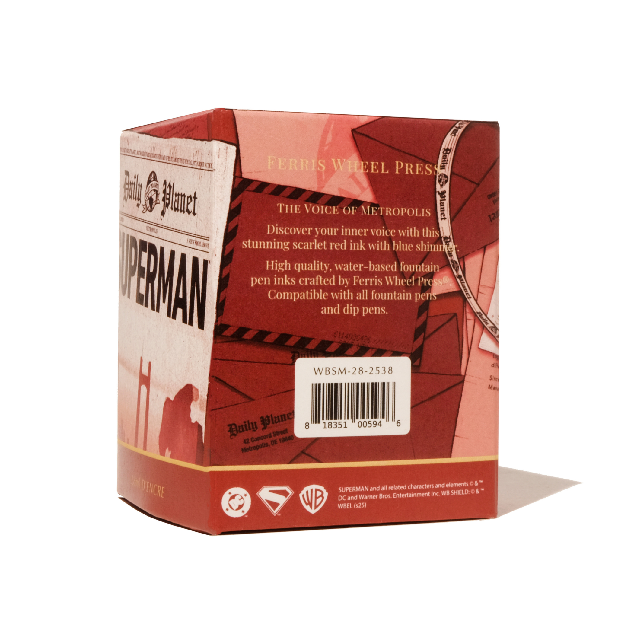 Ferris Wheel Press Superman Scarlet Metropolis 28ml Ink