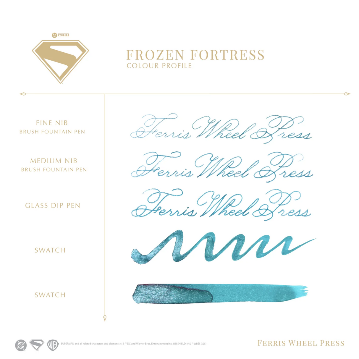 Ferris Wheel Press Superman Frozen Fortress 28ml Ink