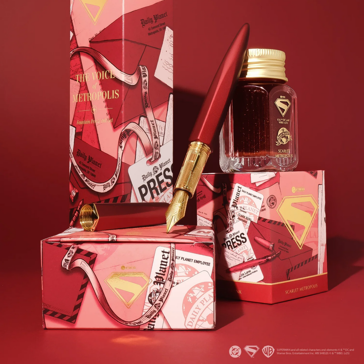 Ferris Wheel Press Superman Scarlet Metropolis 10ml Ink