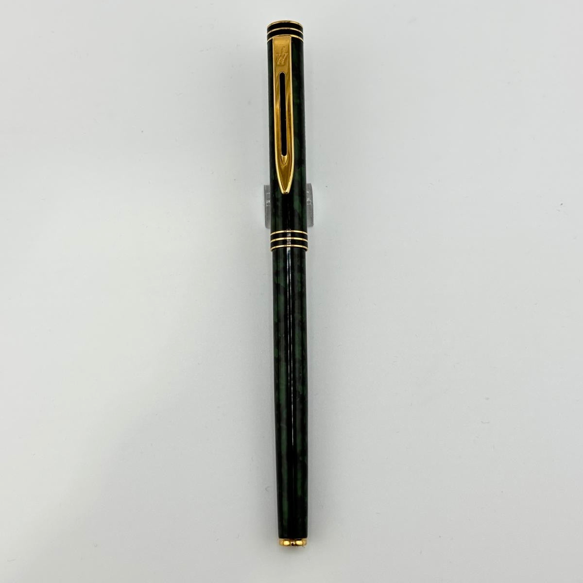 Waterman Exclusive Green Marble circa 1990 gold nib 18K - Fountain Pen
