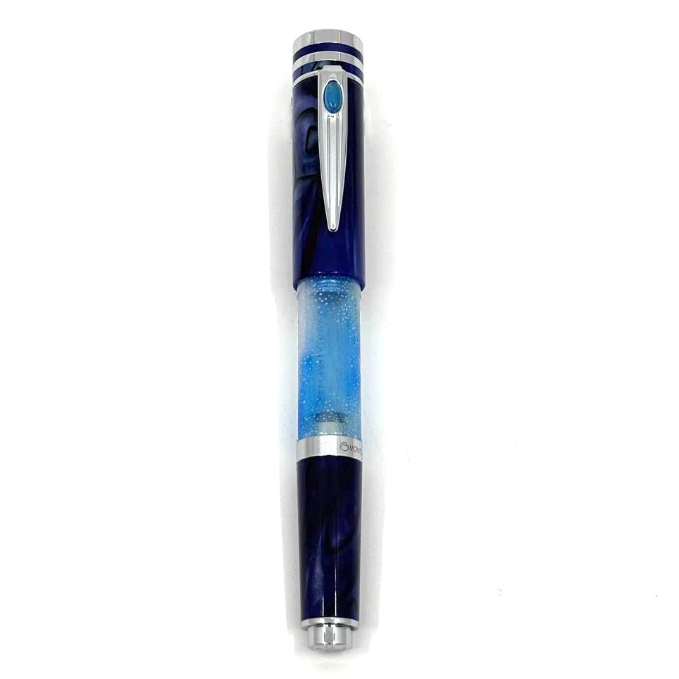 Monteverde Walt Disney Limited Edition Fantasia Blue Fountain Pen - Broad 14kt Gold Nib