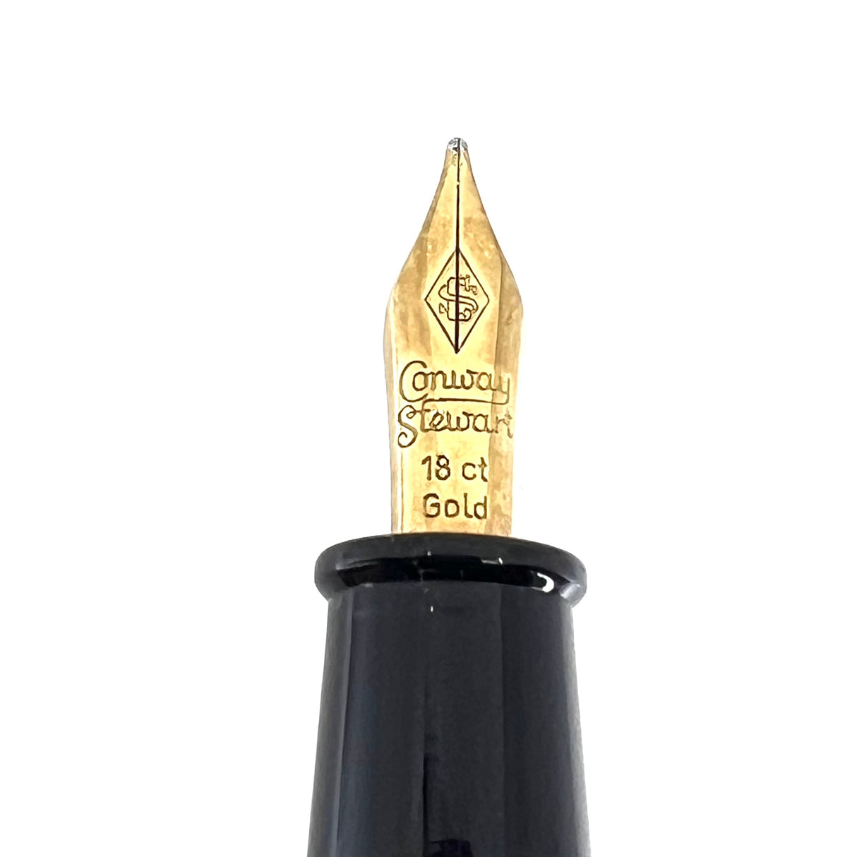 Conway Stewart Dinkie Marbled Blue Fountain Pen