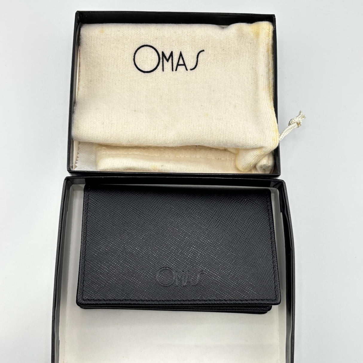 Omas Card Holder / Wallet 100% leather made in Italy