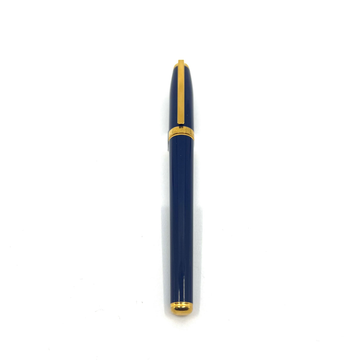 S.T. DuPont Blue Fidelio Lacquered Fountain Pen - Stub 14kt Gold Nib