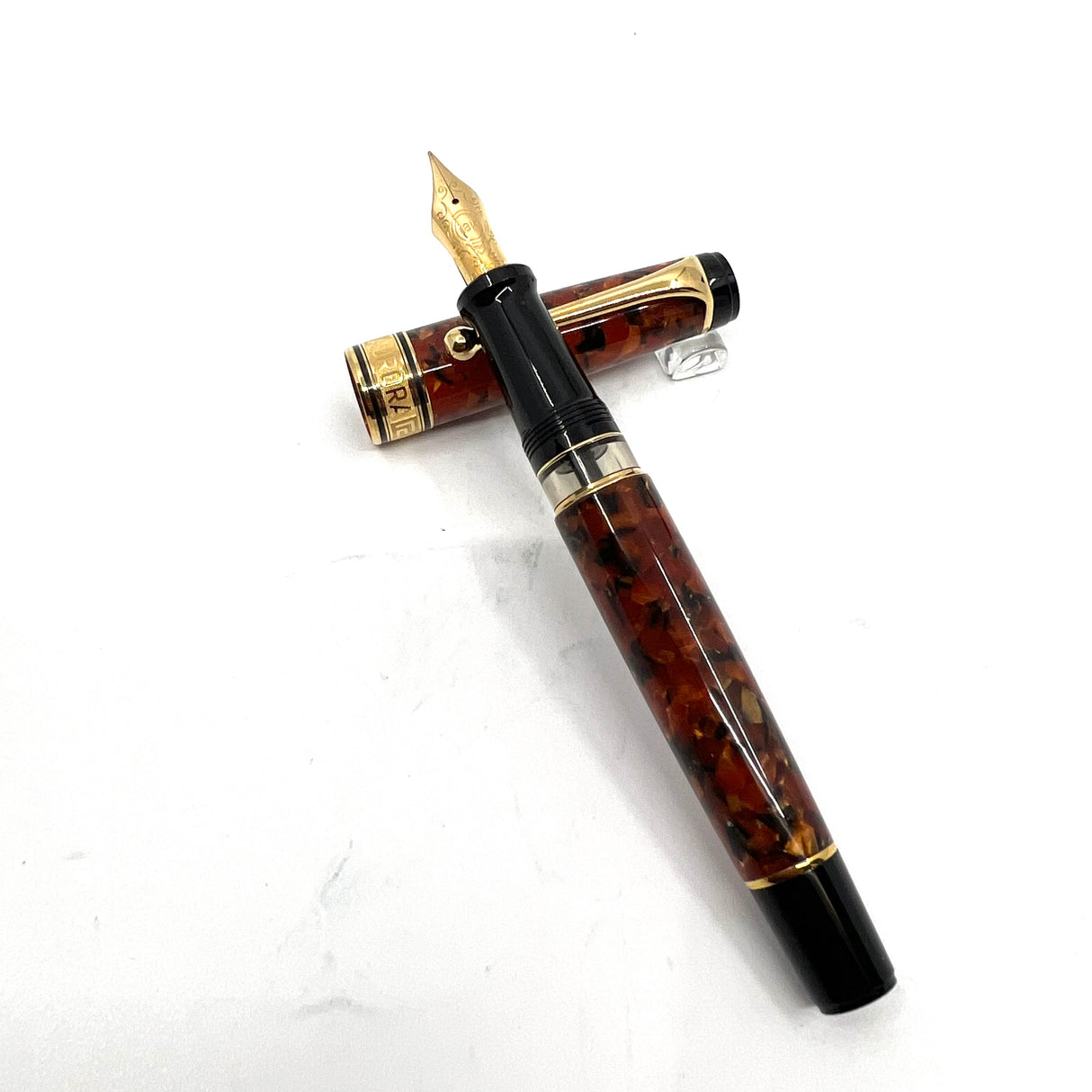 Aurora 365 Optima Marbled Brown Limited Edition Fountain Pen