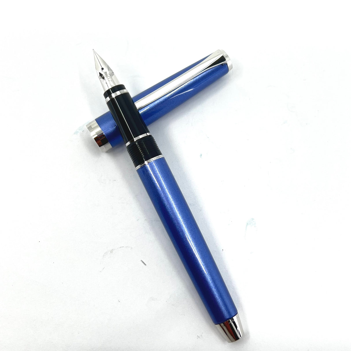 Pilot Falcon 2 Sapphire Blue Metal Fountain Pen