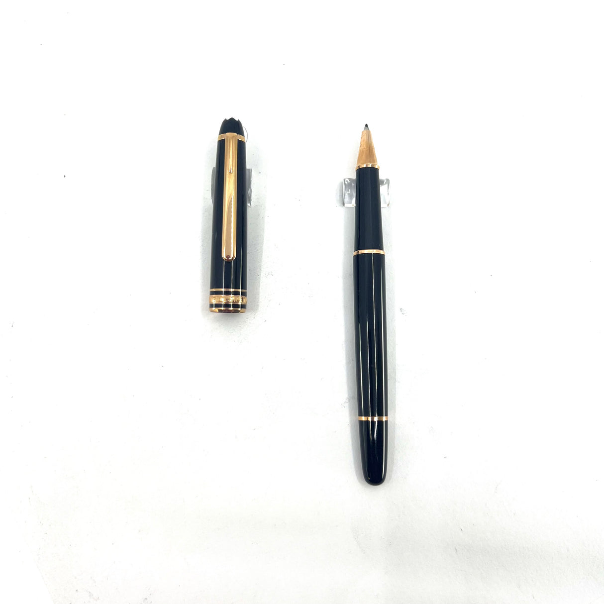 Montblanc Meisterstuck Yellow Gold-Coated Black Resin Classique Rollerball