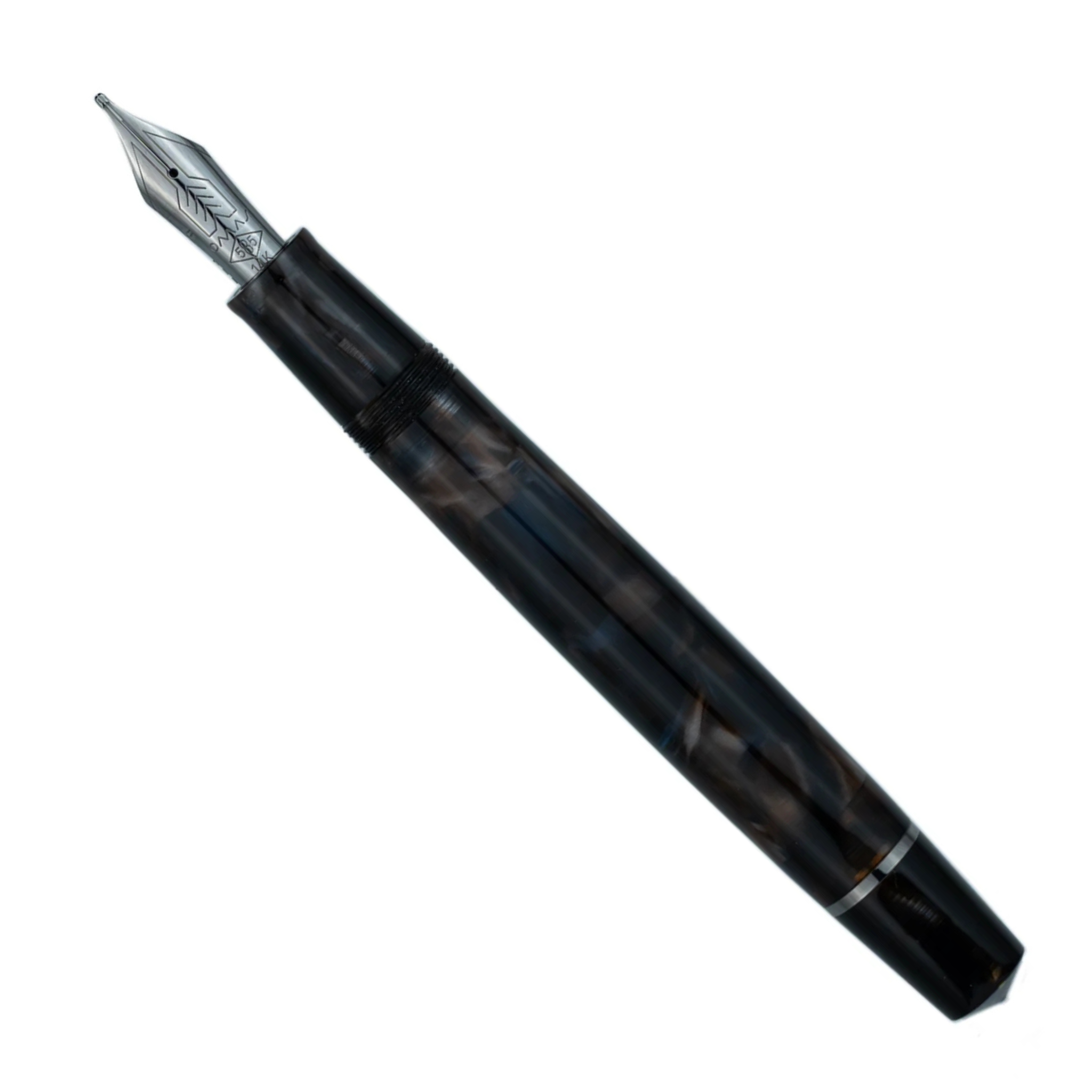 OMAS Bologna: Galassia Fountain Pen (Black trim)