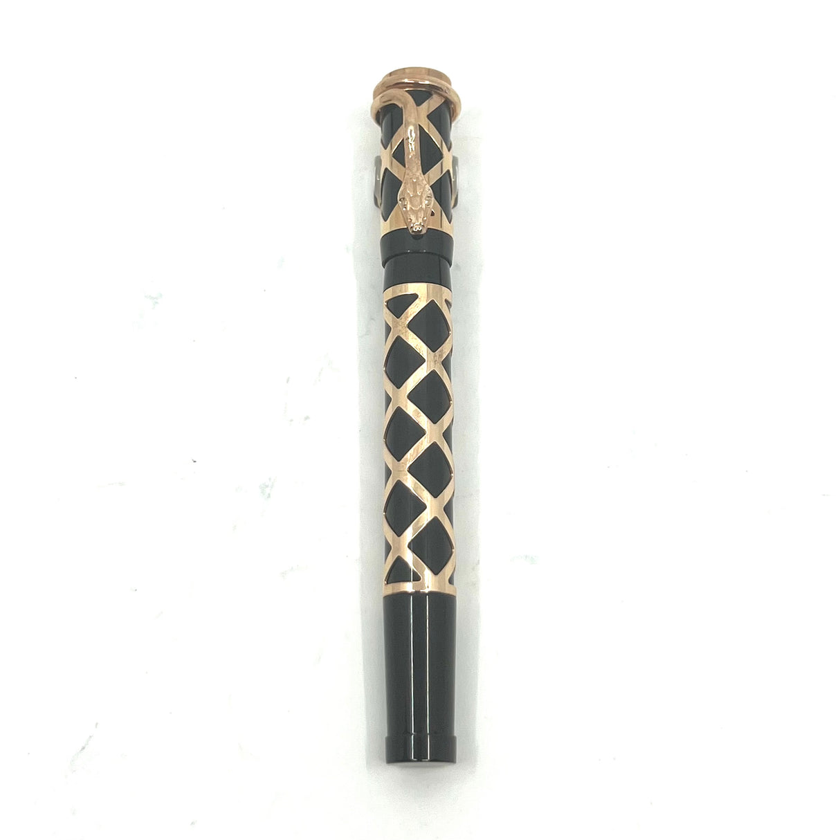 Stylochap (Paris) Filigree Retractable Nib Safety Fountain Pen Limited Edition (1985)
