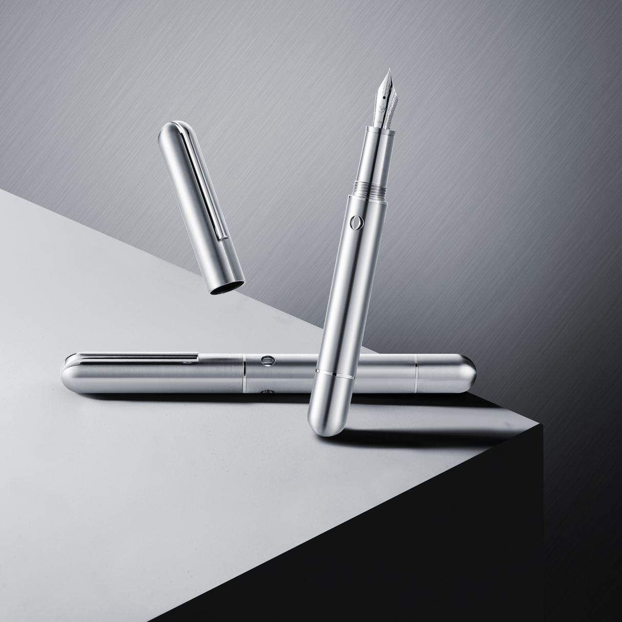 Nahvalur 365 Anniversary Plongeur Limited Edition Fountain Pen (100% Titanium)