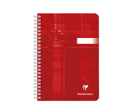 Clairefontaine Classic Notebooks Red Ruled 6 x 8 1/4 in. 180 Pages Wirebound Notebook