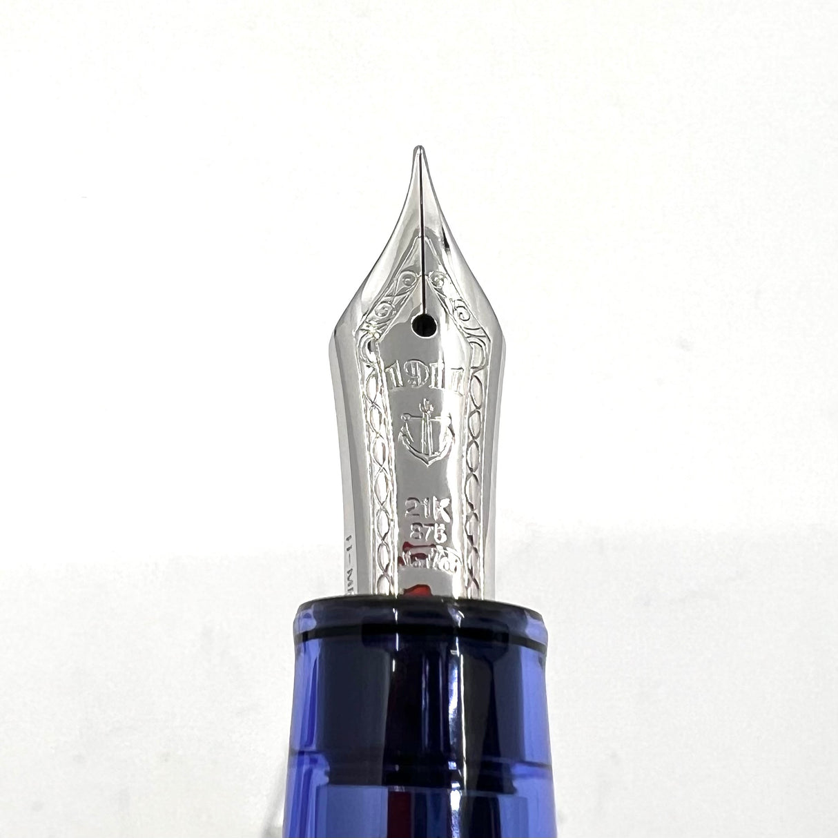 Sailor 1911 Large Blue Moon Transparent Fountain Pen
