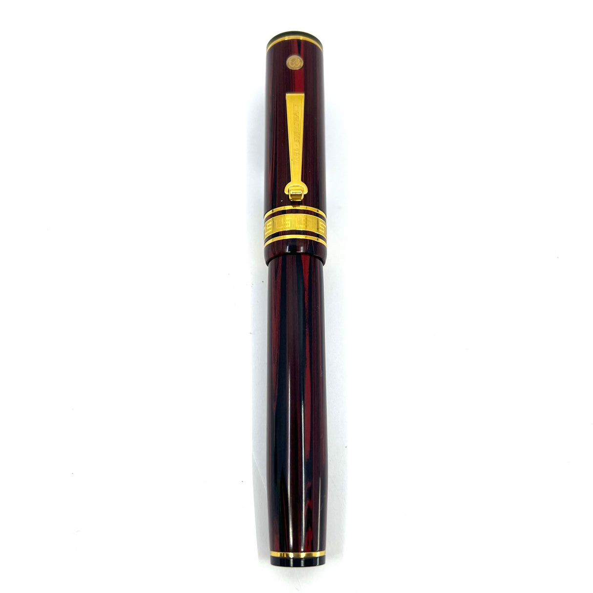 Wahl-Eversharp Decoband Rosewood Ebonite Fountain Pen - Medium 14kt Gold Nib