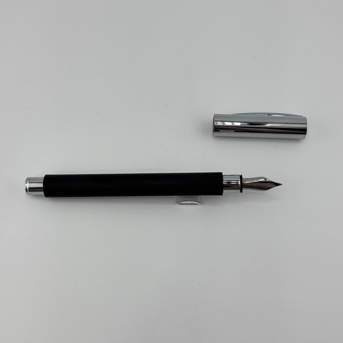 Faber Castell Ambition Chrome cap Brushed Black barrel - Fountain Pen