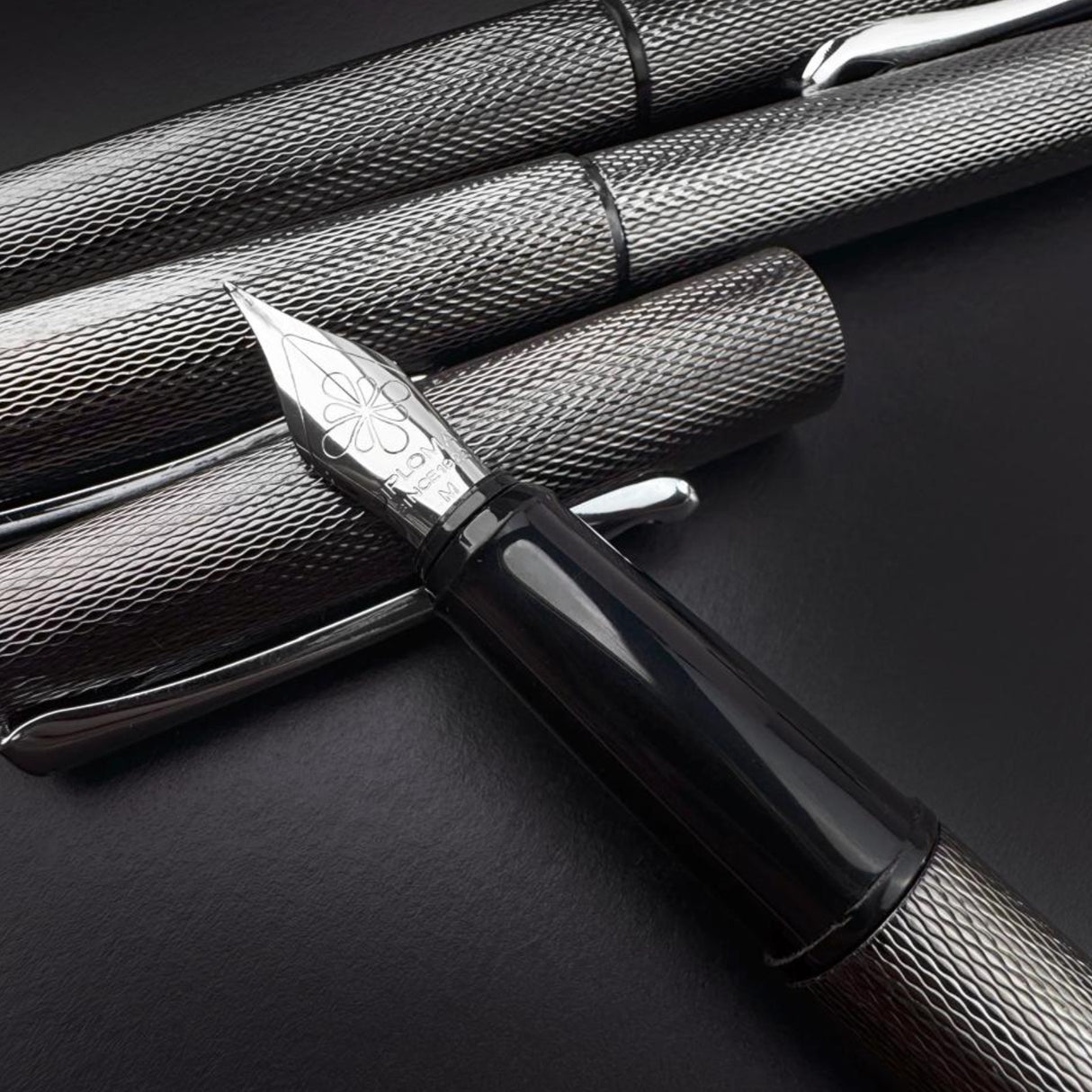Diplomat Esteem Black Barley collection - Fountain Pen
