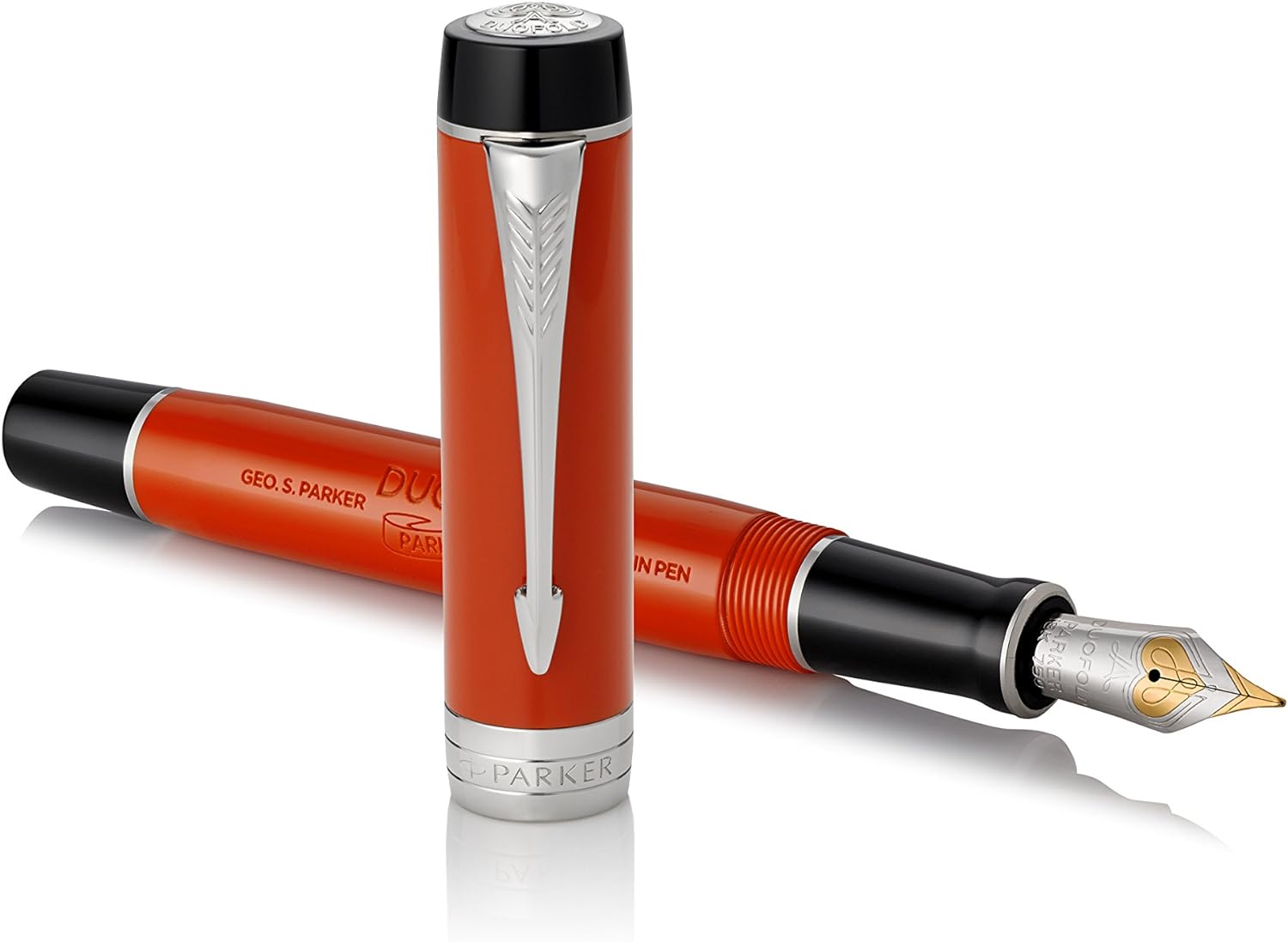 Parker Duofold Classic Resin Big Red CT  - Centennial Fountain Pen