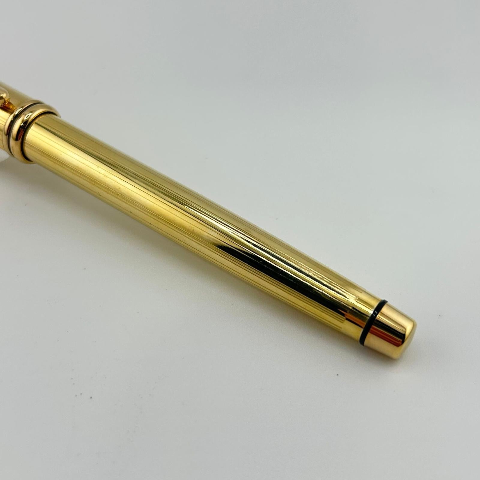 Cross Townsend Gold Plated - Made in USA circa 1990 - Roller Ball