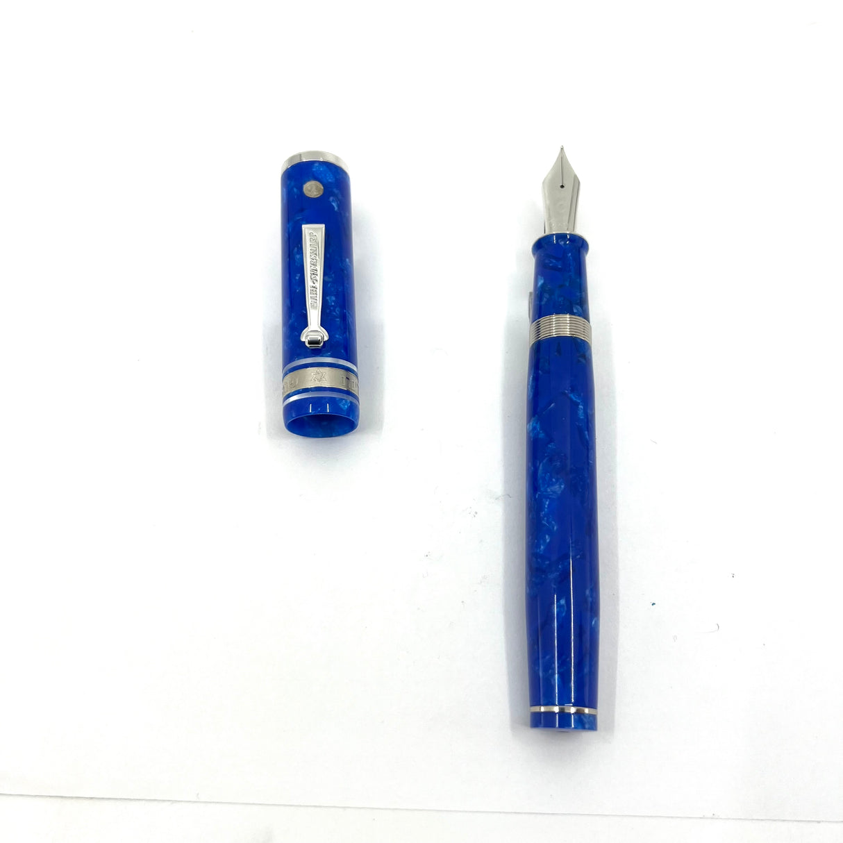 Wahl Eversharp Israel 70th Anniversary Oversized Fountain Pen - Medium #8 Size 14kt Gold Nib