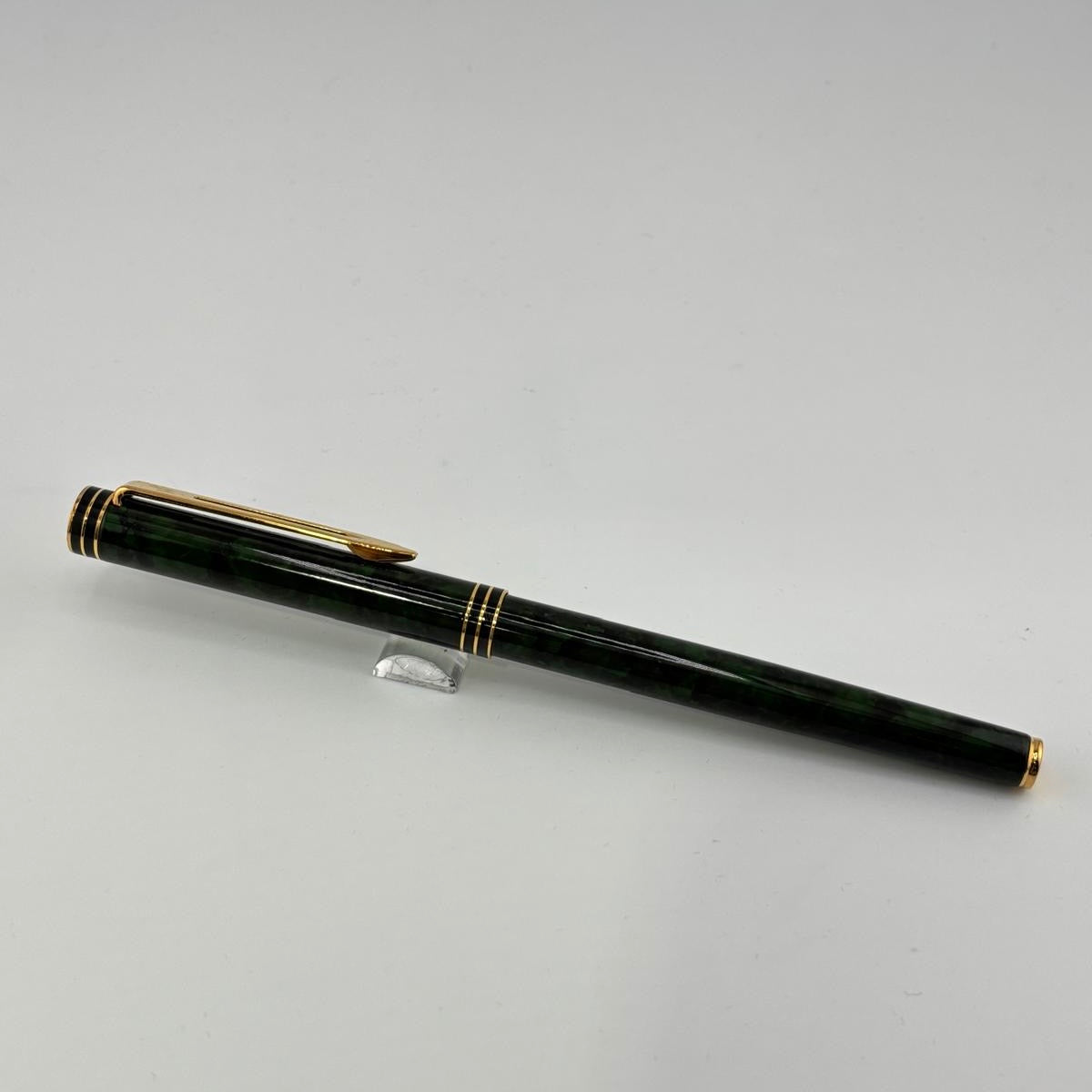 Waterman Exclusive Green Marble circa 1990 gold nib 18K - Fountain Pen