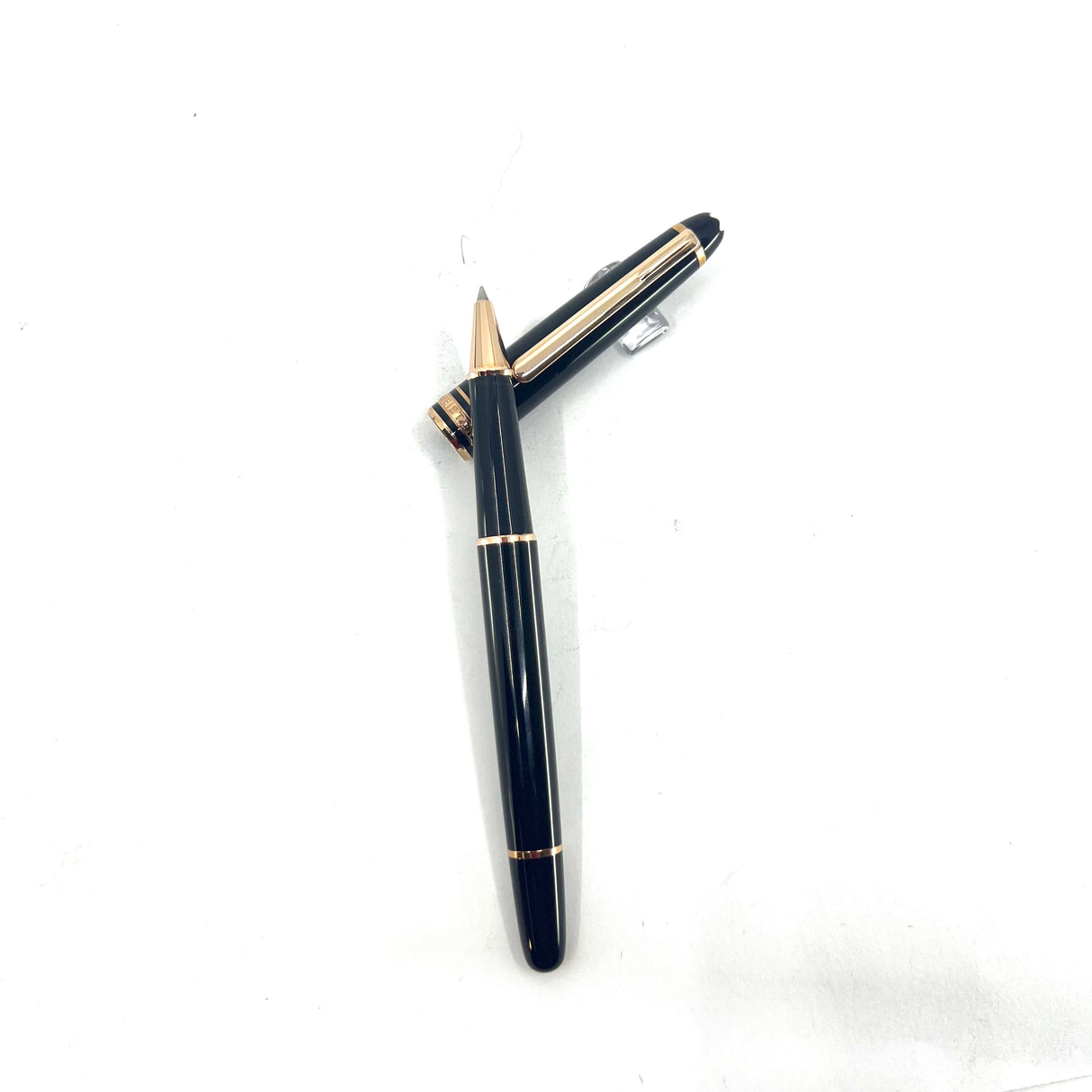 Montblanc Meisterstuck Yellow Gold-Coated Black Resin Classique Rollerball