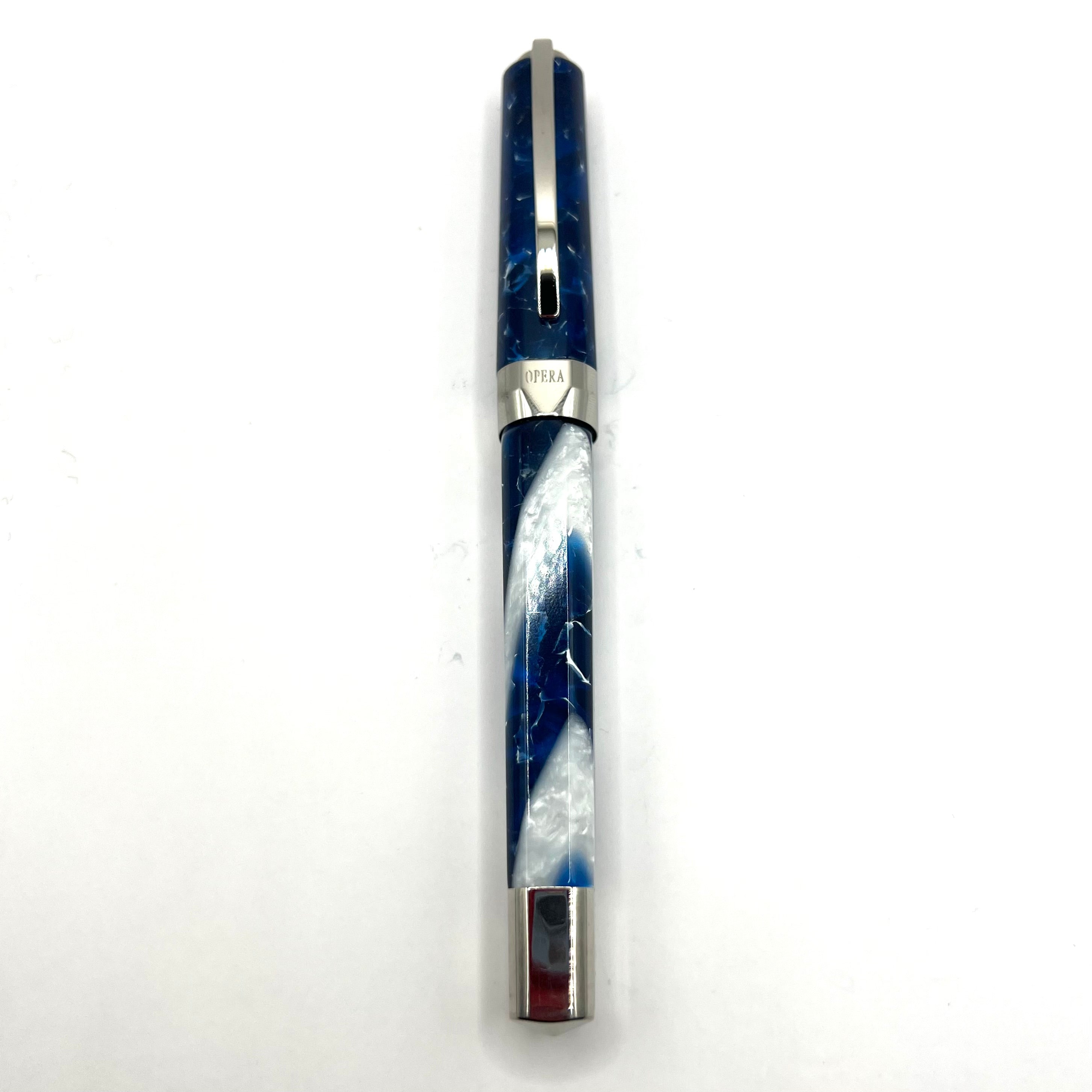 Visconti Opera Elements Translucent Blue/White Fountain Pen