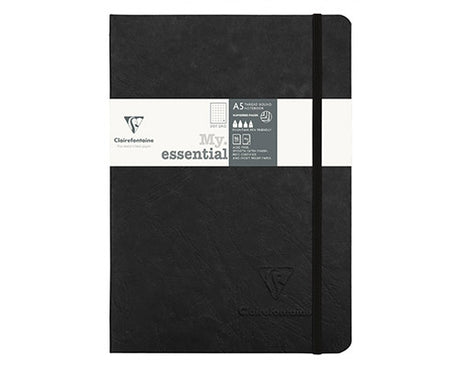 Clairefontaine My Essential Notebooks Dot - Black - 5.75 in. x 8.25 in. Paginated Notebook