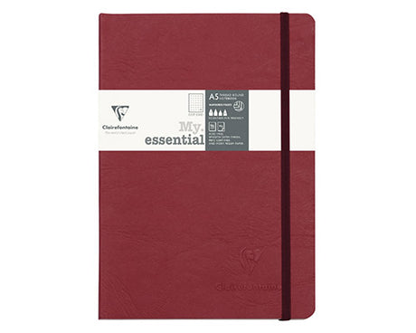 Clairefontaine My Essential Notebooks Dot - Red - 5.75 in. x 8.25 in. Paginated Notebook