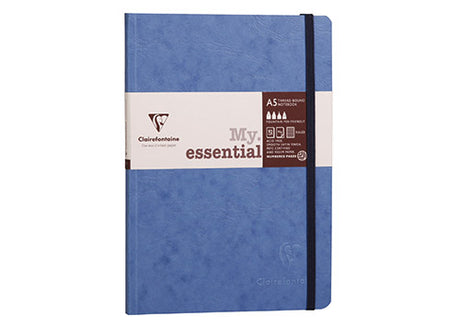 Clairefontaine My Essential Notebooks Ruled - Blue - 5.75 in. x 8.25 in. Paginated Notebook