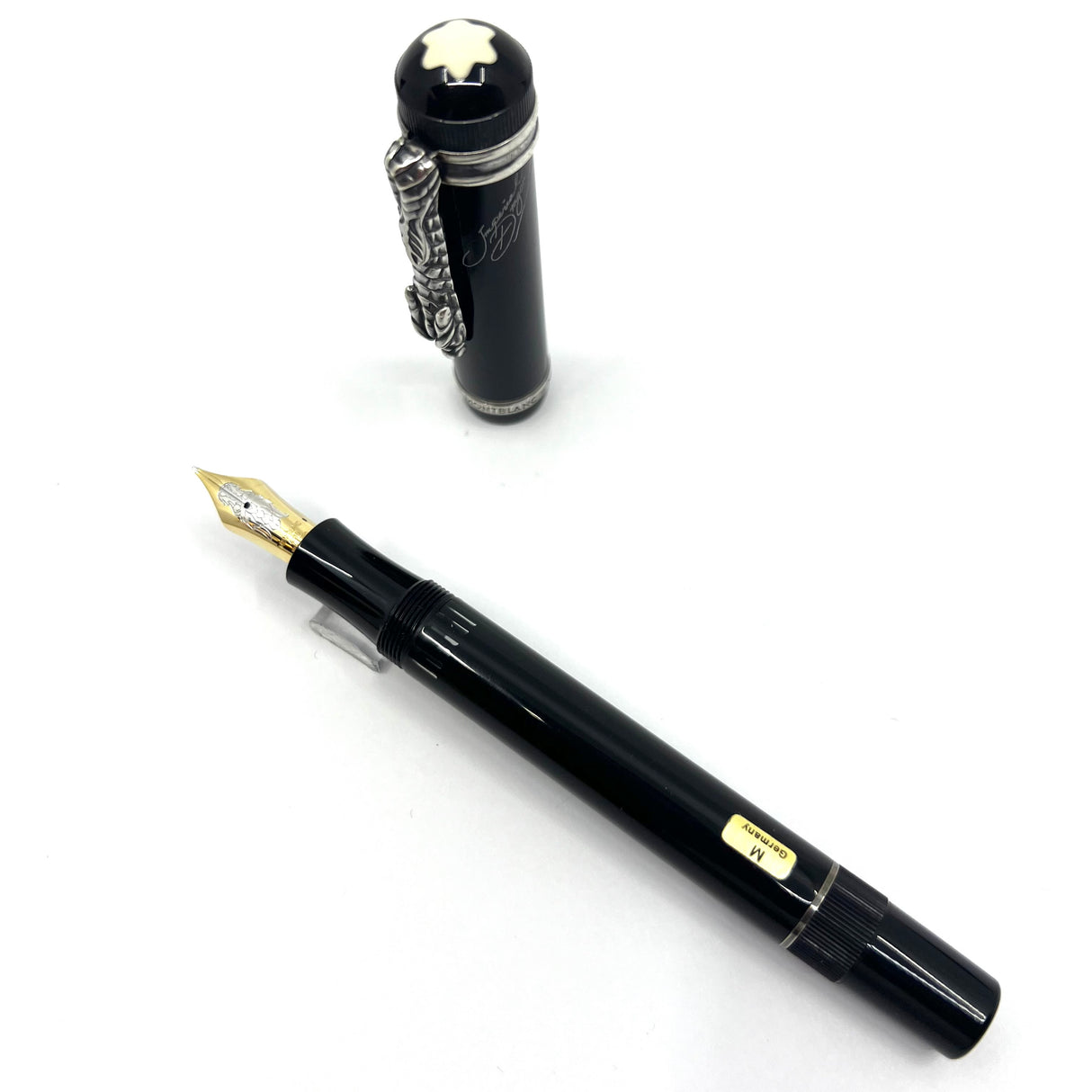 Montblanc Imperial Dragon Sterling Silver Limited Edition Fountain Pen-Medium 18kt Gold Nib