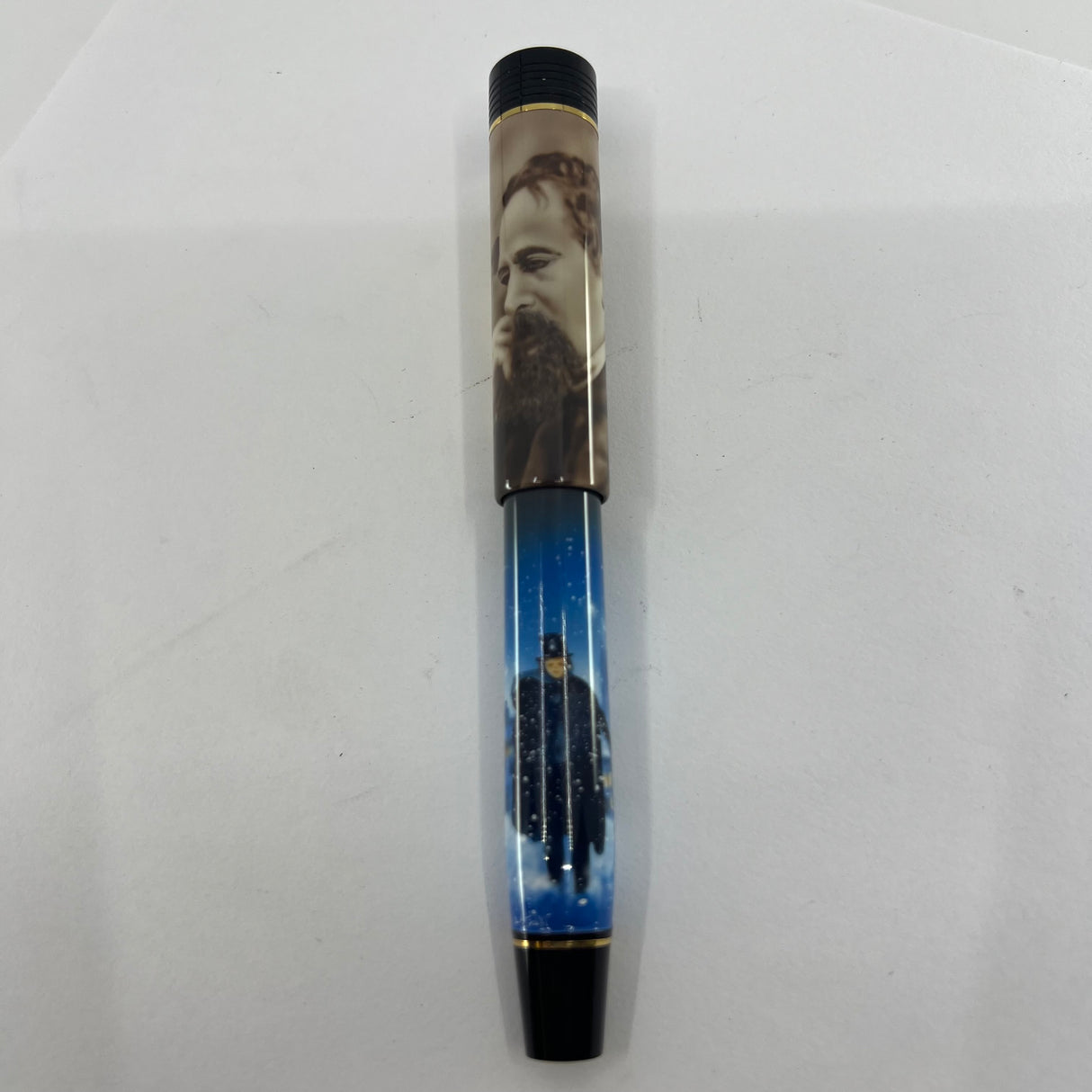 Conway-Stewart UK Charles Dickens "A Christmas Carol" Limited Edition Hand Painted Fountain Pen   -  Fine 18kt Gold Nib  - Number 1 of Only 8 Pens Made (2006)!!!