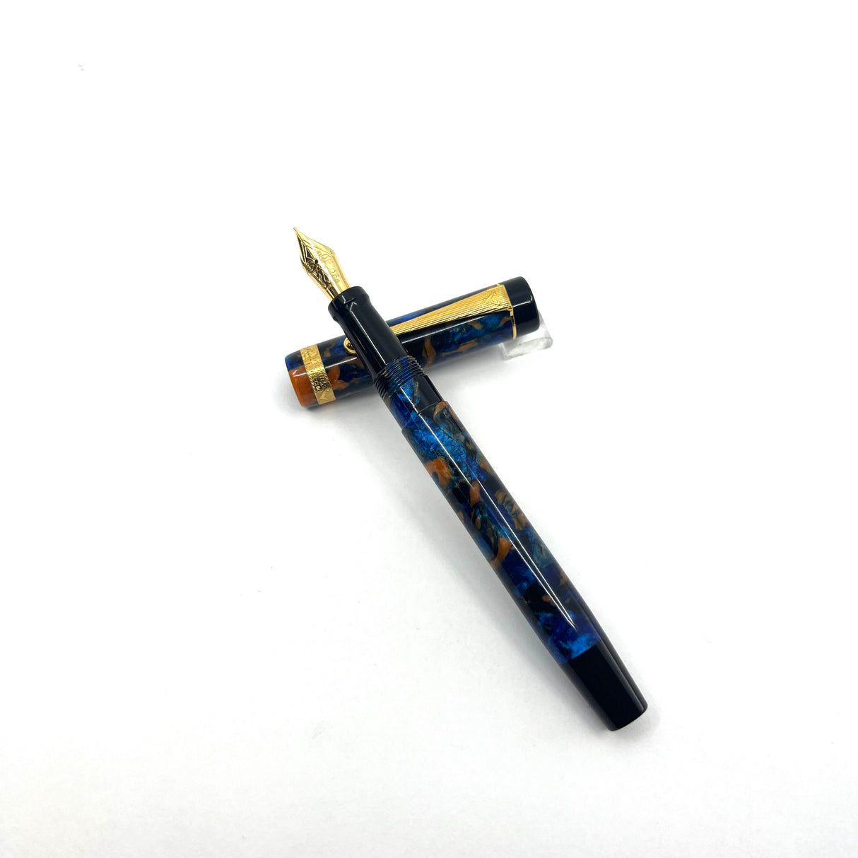Visconti Ponte Vecchio Pompei Blue Celluloid Fountain Pen
