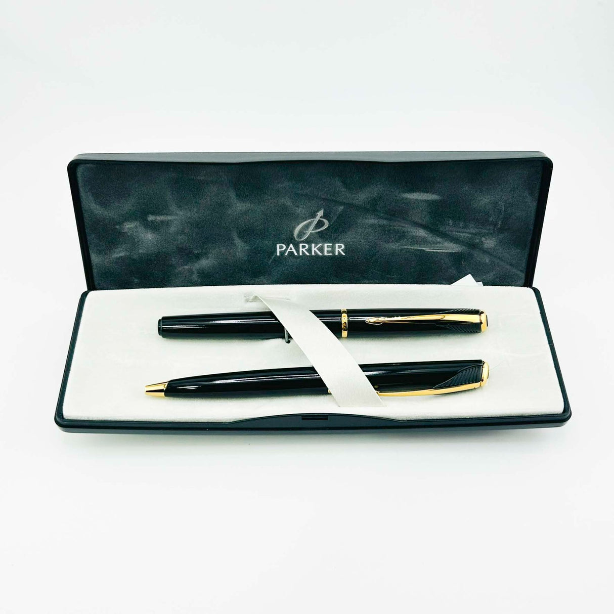 Parker Sonnet Black Set - Ballpoint Pen and Rollerball Set