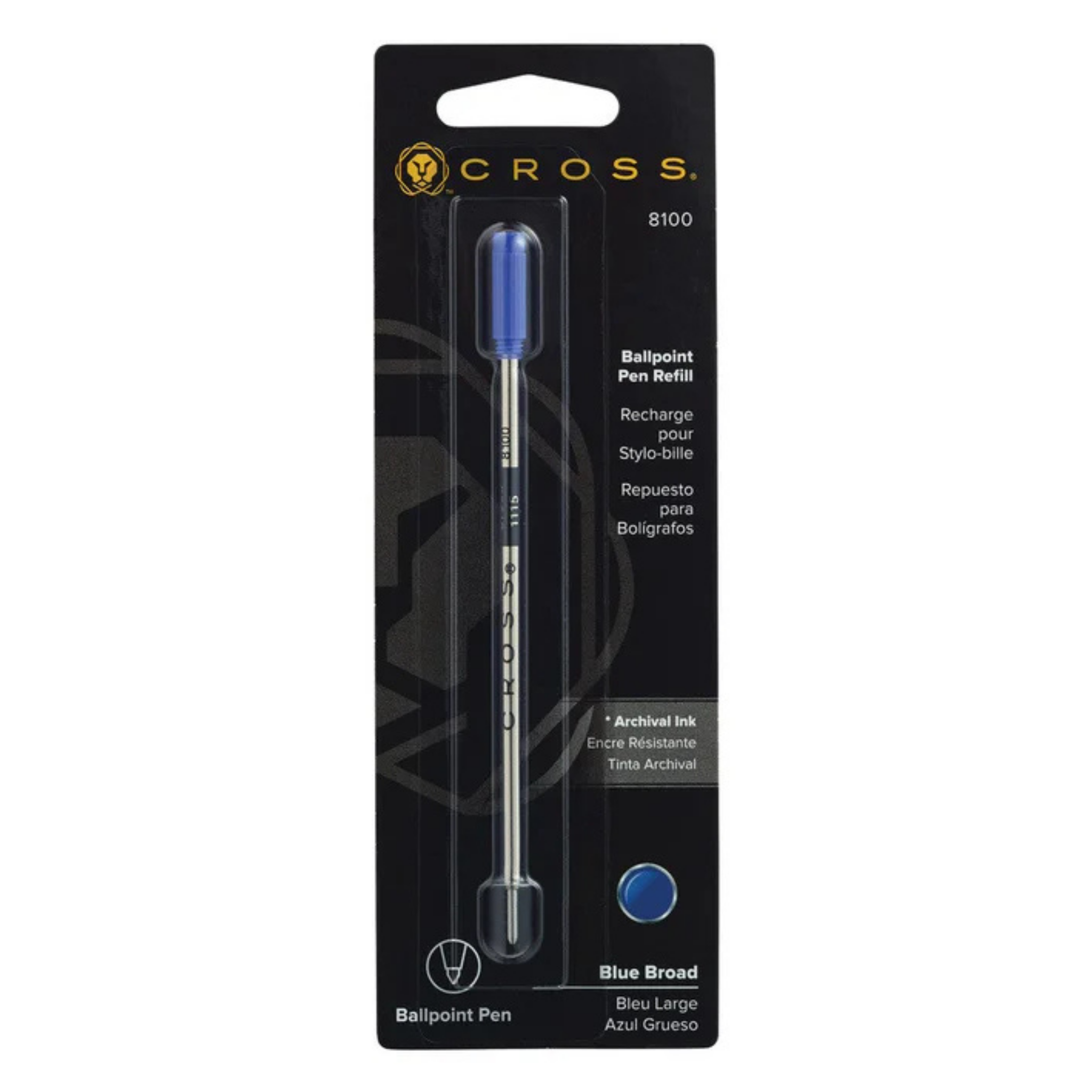 Cross Ballpoint Pen Refill - Blue - Broad
