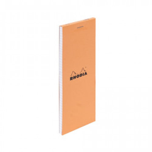 Rhodia Classic Pads Orange Graph 3 in. x 8 1/4 in.