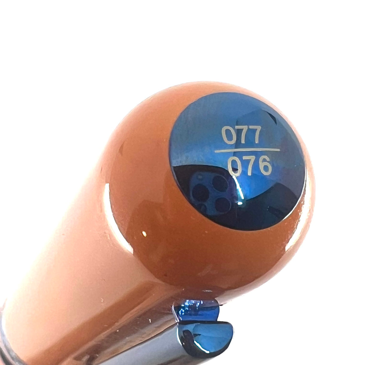 Nahvalur Orange Nautilus Limited Edition Fountain Pen - Blue Metallic Trim - (FPH 77th Anniversary Edition) - Fine 14kt Gold Nib