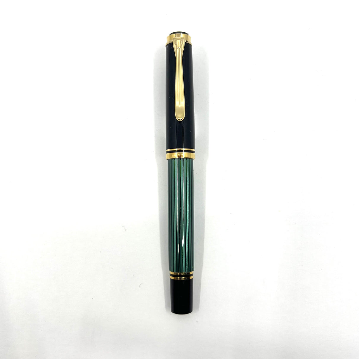Pelikan M400 Souveran Black & Green Striped Fountain Pen