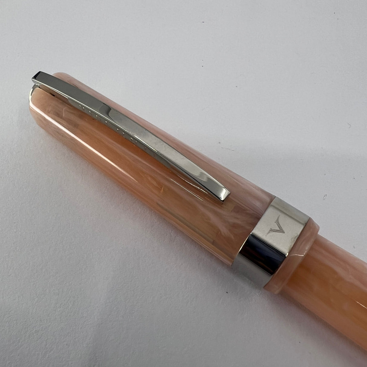 Visconti Opera Demo Carousel Swirl Pink Blush Fountain Pen - Flexible Medium 18kt Gold Nib