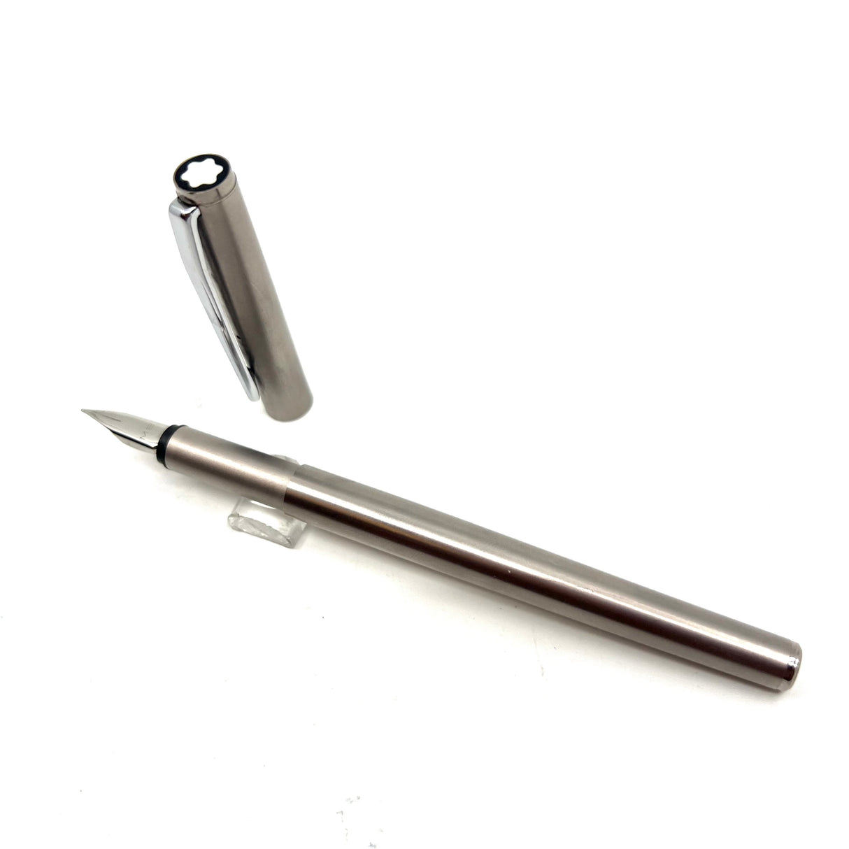 Montblanc Quick Pen/aka Early Noblesse Fountain Pen - Brushed Stainless Steel