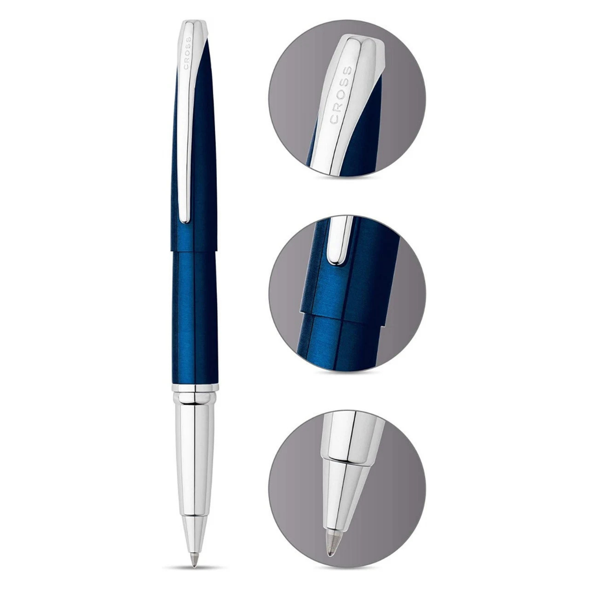 Cross ATX Translucent Blue Lacquer Rollerball Pen