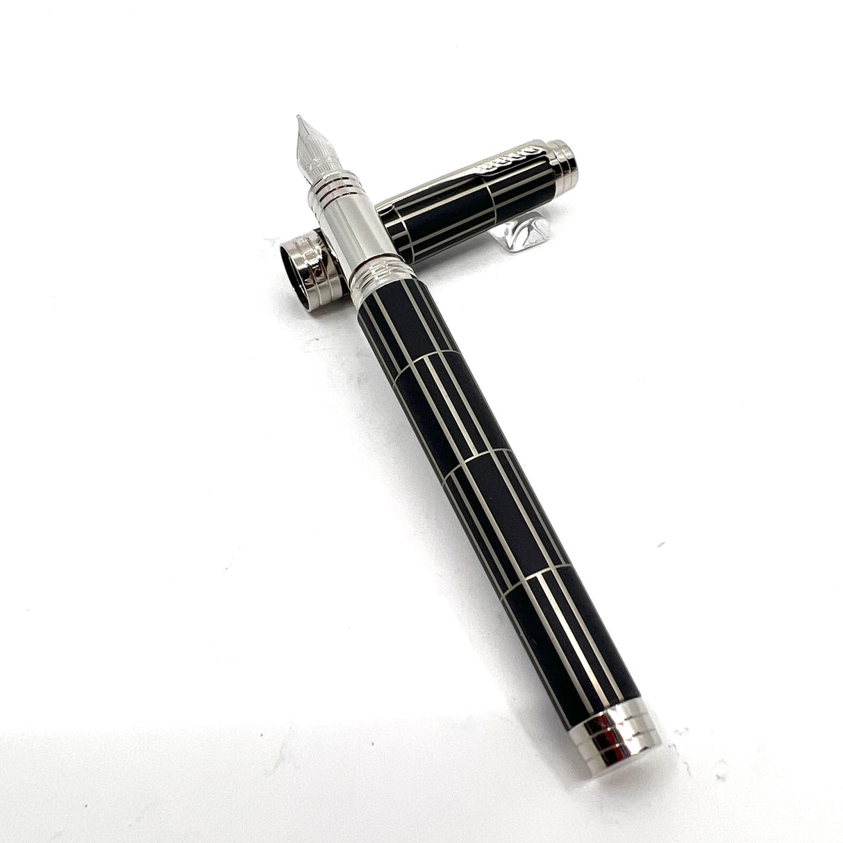 Parker Premier Soft Touch Art Deco Design Fountain Pen