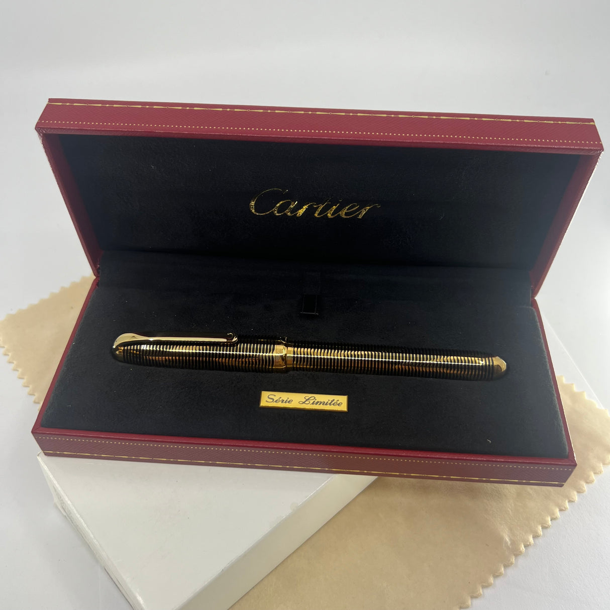 Cartier Python Limited Edition Fountain Pen - Fine 18kt Gold Nib